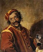 Frans Hals Lachende man met kruik Germany oil painting artist